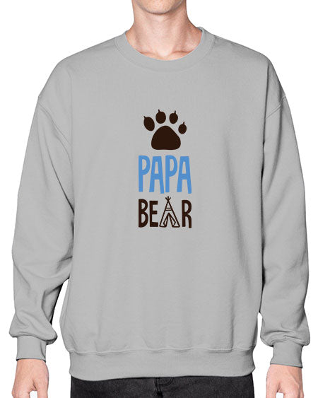 papa bear png 223# - bears - animals- Sweatshirt - Crew