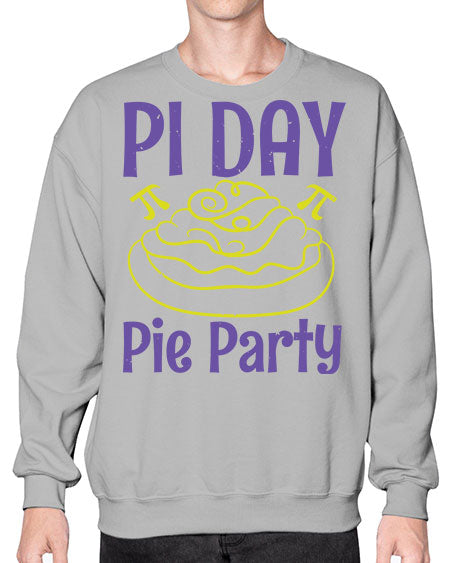 pi day pie party 38# - pi- Sweatshirt - Crew