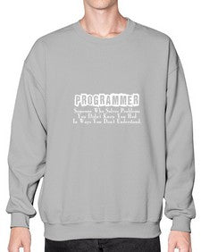 programmer some one who 1# - computer- Sweatshirt - Crew