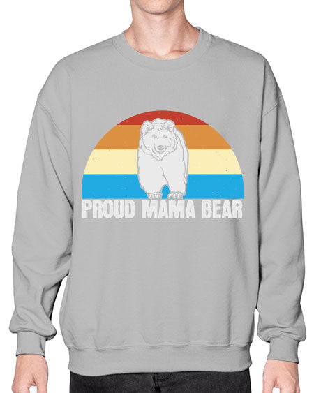 proud mama bear 237# - bears - animals- Sweatshirt - Crew