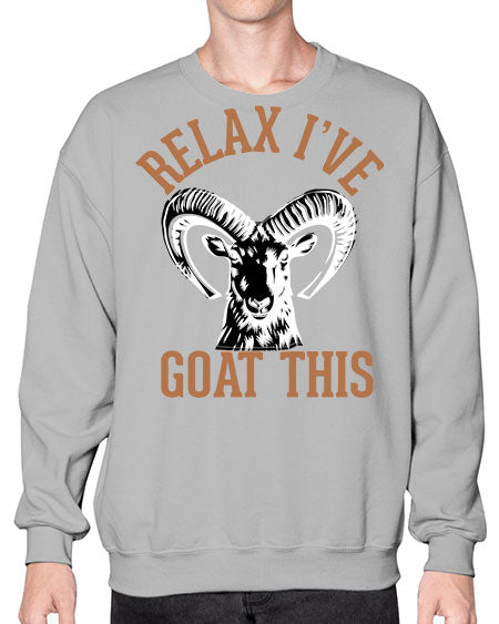 relax i’ve goat this Style 2# - goat- Sweatshirt - Crew