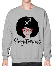 sagitarius 396# - sagittarius- Sweatshirt - Crew