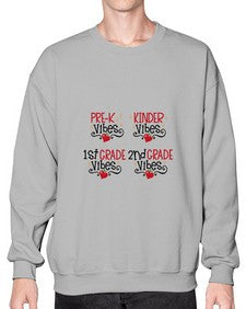 school grade vibes 797# - general school- Sweatshirt - Crew