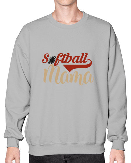 softball mama 2275# - softball- Sweatshirt - Crew