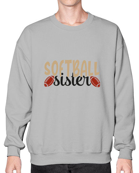 softball sister 2272# - softball- Sweatshirt - Crew