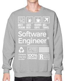 software engineer 1409# - engineer- Sweatshirt - Crew
