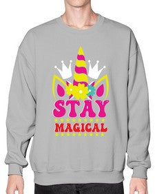 stay magical 425# - unicorn- Sweatshirt - Crew