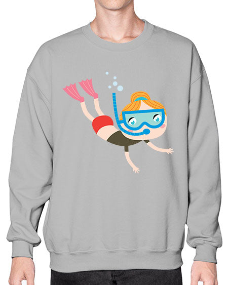 summer characters 61# - summer- Sweatshirt - Crew