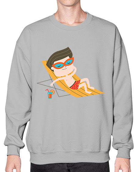 summer characters 62# - summer- Sweatshirt - Crew