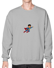 super kid 15# - black boys or men- Sweatshirt - Crew