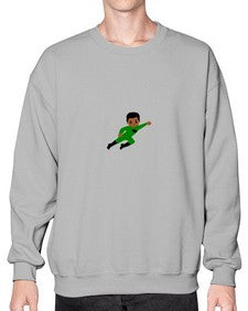 super kid 6# - black boys or men- Sweatshirt - Crew