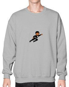 super kid 7# - black boys or men- Sweatshirt - Crew