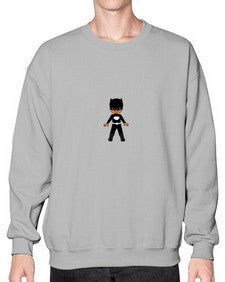 super kid 8# - black boys or men- Sweatshirt - Crew