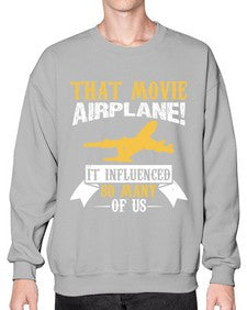 that movie airplane  38# - airplane- Sweatshirt - Crew