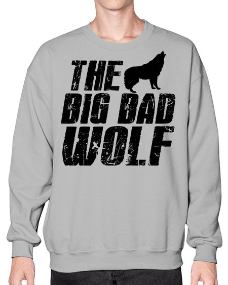 the big bad wolf - wolf- Sweatshirt - Crew