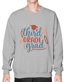 third grade grad 959# - third grade- Sweatshirt - Crew