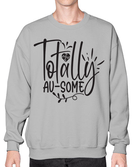 totally ausome Style 2# - autism- Sweatshirt - Crew