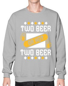 two beer or not two beer 1677# - beer- Sweatshirt - Crew