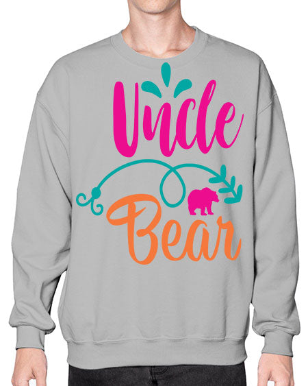 uncle bear 283# - bears - animals- Sweatshirt - Crew