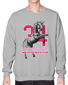unicorns 517# - unicorn- Sweatshirt - Crew