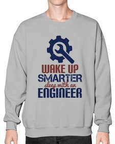 wake up smarter sleep with an engineer Style 459# - engineer- Sweatshirt - Crew