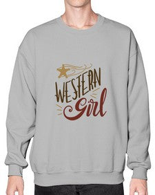 western girl 1244# - western- Sweatshirt - Crew