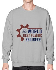 world best plastic engineer Style 477# - engineer- Sweatshirt - Crew