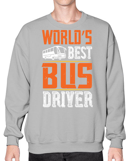 worlds best bus driver Style 1668# - Bus Driver- Sweatshirt - Crew