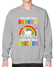 you are the rainbow to my unicorn 562# - unicorn- Sweatshirt - Crew