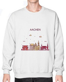 Aachen 262# - cities- Sweatshirt - Crew