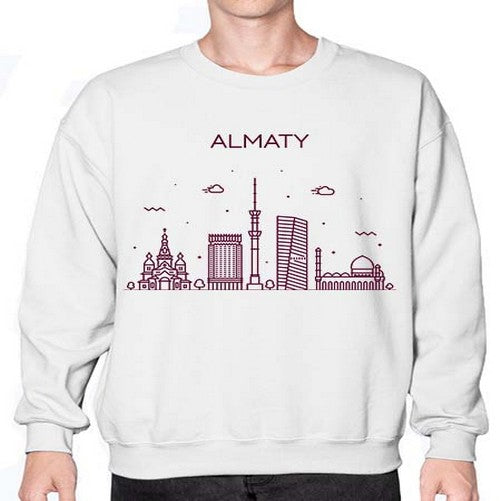 Almaty 306# - cities- Sweatshirt - Crew