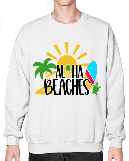 Aloha Beaches Style 55# - summer- Sweatshirt - Crew