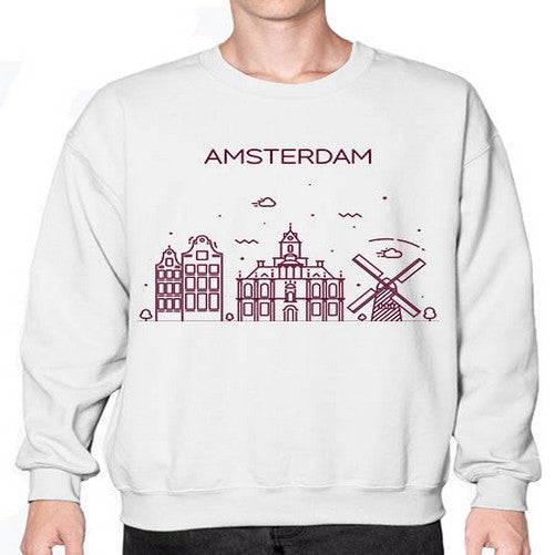 Amsterdam 318# - cities- Sweatshirt - Crew