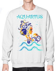 AquariusZodiac 76# - aquarius- Sweatshirt - Crew