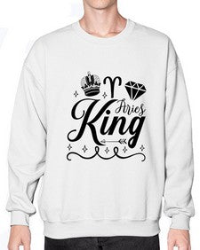 Aries king 111# - aries- Sweatshirt - Crew