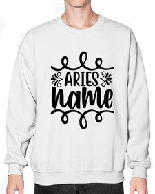Ariesname 112# - aries- Sweatshirt - Crew