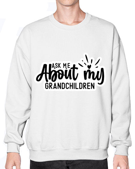 Ask Me About My Grandchildren 271# - baby- Sweatshirt - Crew