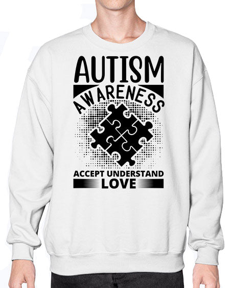 Autism awareness Style 43# - autism- Sweatshirt - Crew