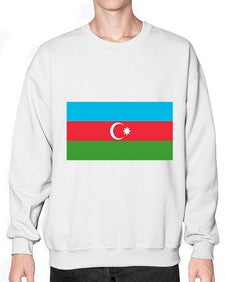 Azerbaijan 385# - world flags- Sweatshirt - Crew