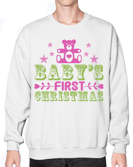 Babys first Christma Style 35# - baby- Sweatshirt - Crew