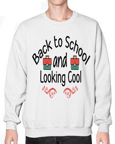 Back to School and Looking Cool 17# - general school- Sweatshirt - Crew