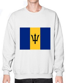 Barbados 410# - world flags- Sweatshirt - Crew