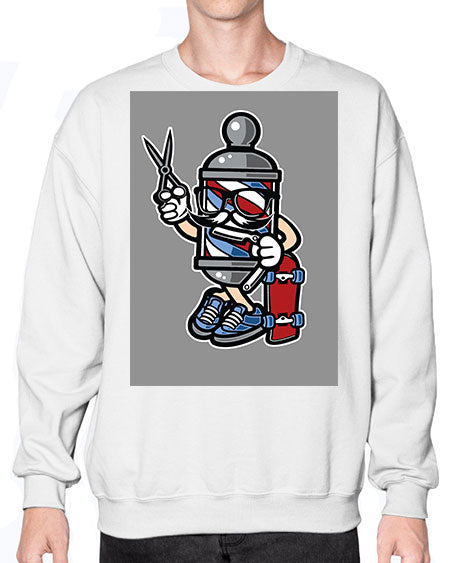 Barber Skater589# - barber- Sweatshirt - Crew