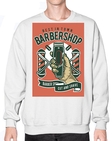 Barbershop590# - barber- Sweatshirt - Crew