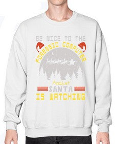Be nice to the forensic computer analyst 32# - computer- Sweatshirt - Crew
