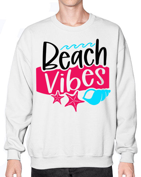 Beach Vibes Style 50# - summer- Sweatshirt - Crew