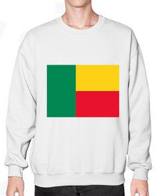 Benin 442# - world flags- Sweatshirt - Crew