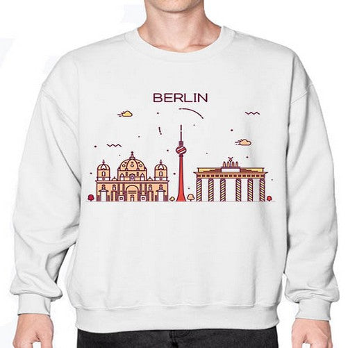Berlin 447# - cities- Sweatshirt - Crew