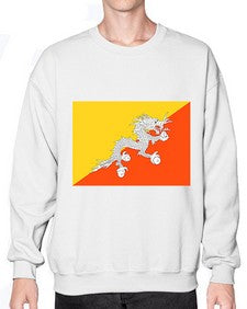Bhutan 456# - world flags- Sweatshirt - Crew