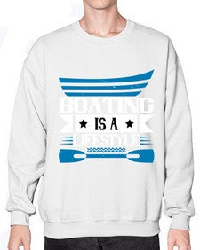 Boating is a lifestyle 52# - boats- Sweatshirt - Crew